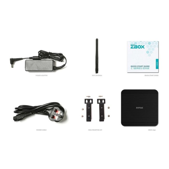 Zotac ZBOX CI343 NANO Mini-PC Barebone Intel N100 2xDDR5 SODIMM SATA M.2 5