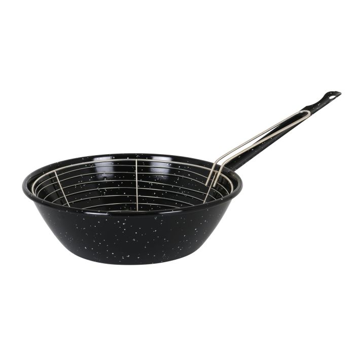 Sartén honda con cestillo 26 cm Jaspeada - La Estrella (6 Unidades) 1 Sartén honda con cestillo 26 cm Jaspeada - La Estrella (6 Unidades) 1