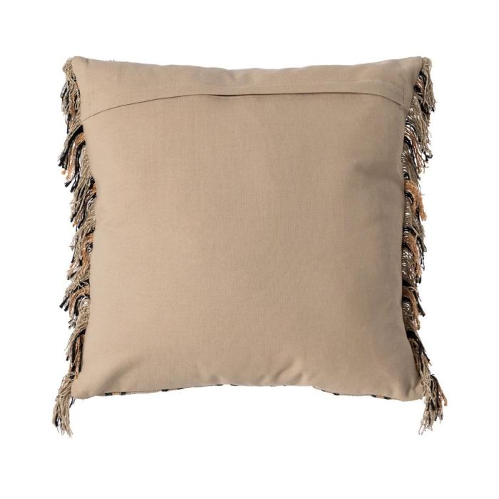 Cojín Beige-Ocre Algodón/Terciopelo 50 X 50 cm