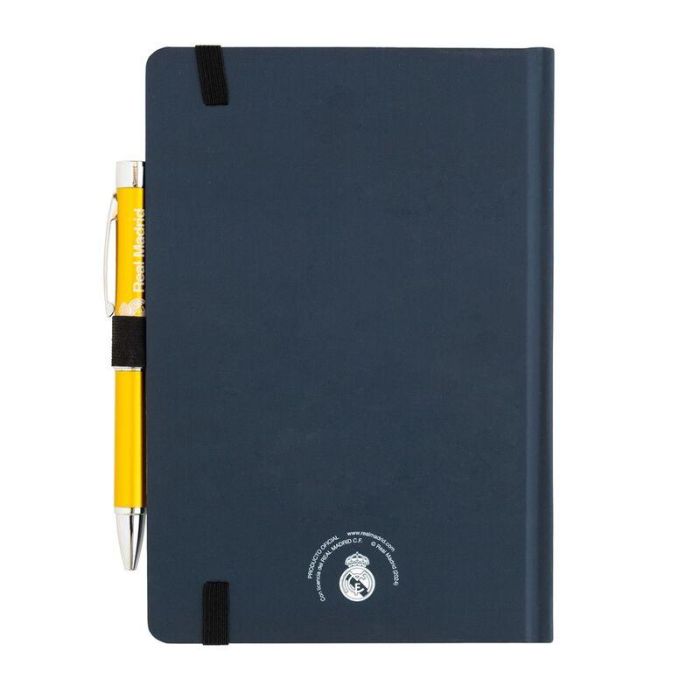 Cuaderno A5 premium + boligrafo proyector Real Madrid 1 Cuaderno A5 premium + boligrafo proyector Real Madrid 1