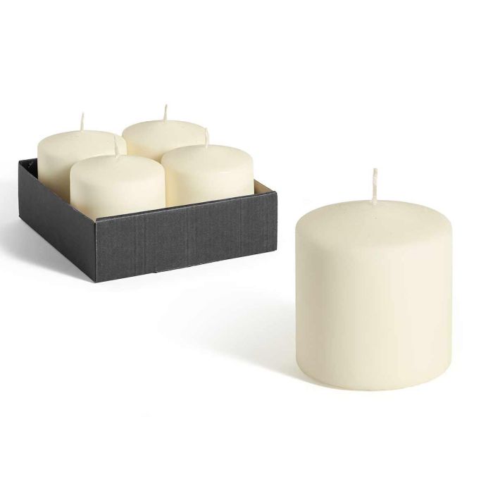 Vela Taco Crema Ancha 10 cm - Acorde (12 Unidades) Vela Taco Crema Ancha 10 cm - Acorde (12 Unidades)