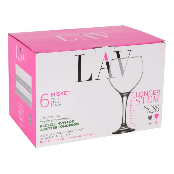 Set de 6 Copas Combinadas 645 cc Misket - Lav (4 Cajas) 5 Set de 6 Copas Combinadas 645 cc Misket - Lav (4 Cajas) 5