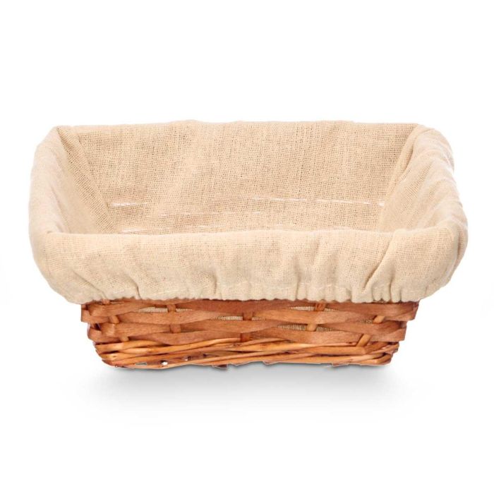Cesta Cuadrada Mimbre Madera Kipit 23X9CM (36 Unidades) 2 Cesta Cuadrada Mimbre Madera Kipit 23X9CM (36 Unidades) 2