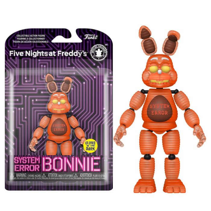 FUNKO Figura Five Nights at Freddy's System Error Bonnie Brilla en la Oscuridad