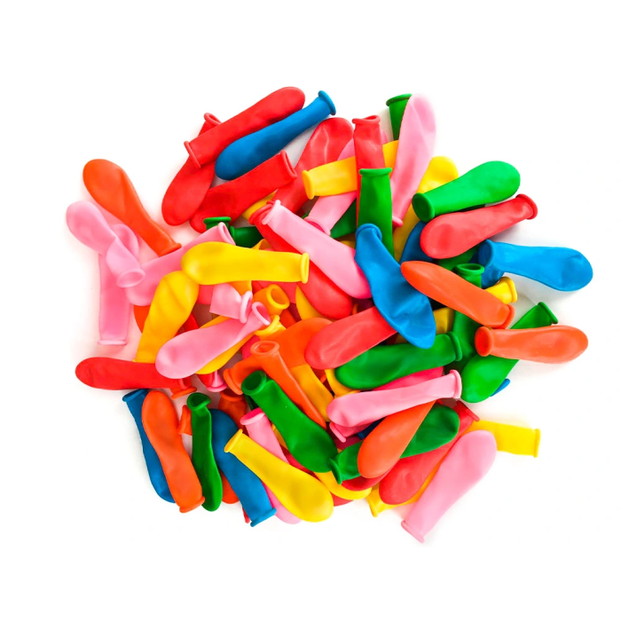 Blanca Globos de Agua 100% Látex Biodegradable Bolsa 100 Unidades Colores Surtidos 2
