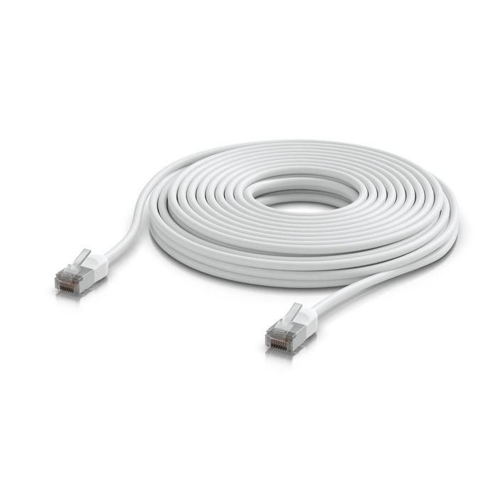Ubiquiti 12 m, Cat 6A, up to 10 GbE, PoE++, thermoplastic elastomer (TPE), white 3 Ubiquiti 12 m, Cat 6A, up to 10 GbE, PoE++, thermoplastic elastomer (TPE), white 3