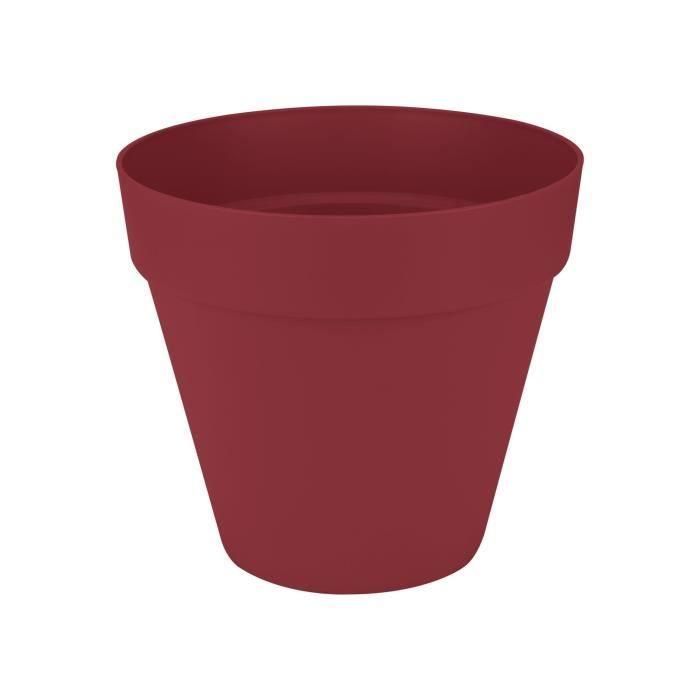 Maceta - Elho - Loft Urban Redonda - Ruedas 40 - Roja - L 39 x An 38,5 x Al 35 cm - Exterior - 100% reciclada Maceta - Elho - Loft Urban Redonda - Ruedas 40 - Roja - L 39 x An 38,5 x Al 35 cm - Exterior - 100% reciclada