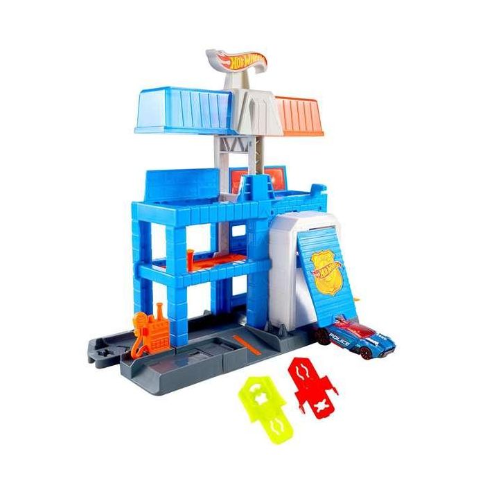 Comisaría policía hot wheels city. incluye 1 vehiculo. 4 Comisaría policía hot wheels city. incluye 1 vehiculo. 4