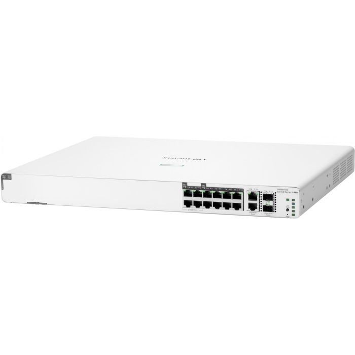 HP Enterprise Aruba Instant On 1960 8G 4P2.5 2-STOCK Switch Gestionado L2+ 8 Puertos Gigabit PoE 480W Apilable 1