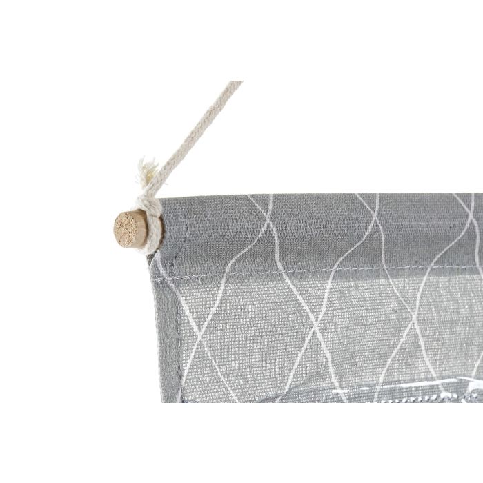 Organizador Basicos DKD Home Decor Gris Blanco 2 x 73 x 35 cm (12 Unidades) 1 Organizador Basicos DKD Home Decor Gris Blanco 2 x 73 x 35 cm (12 Unidades) 1