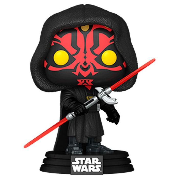 Funko 80771 Pop! Star Wars: Darth Maul El Lado Oscuro con sable de doble hoja 11,8 cm 1