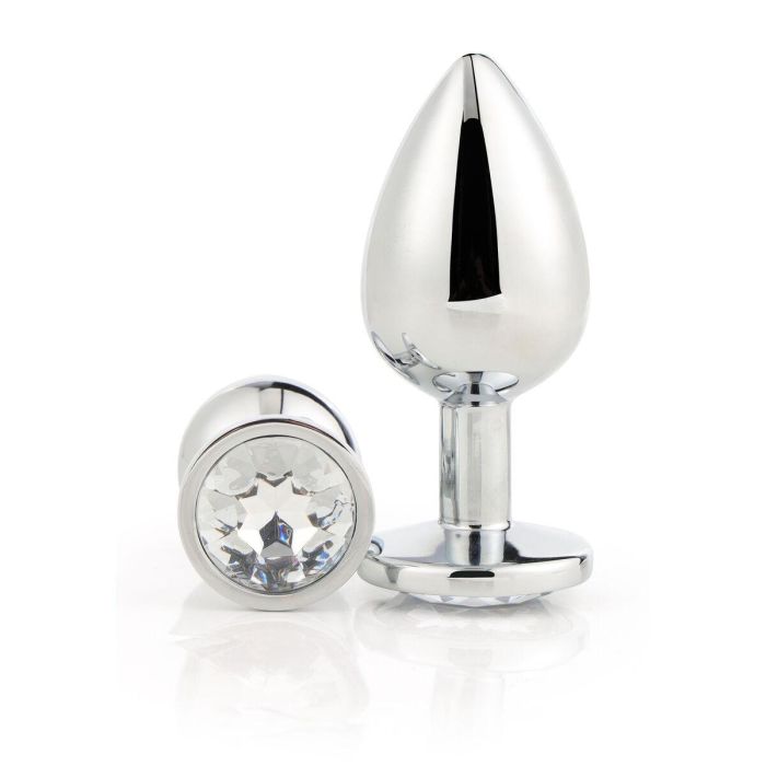 Plug Anal Dream Toys Gleaming Love Plateado 9 Plug Anal Dream Toys Gleaming Love Plateado 9