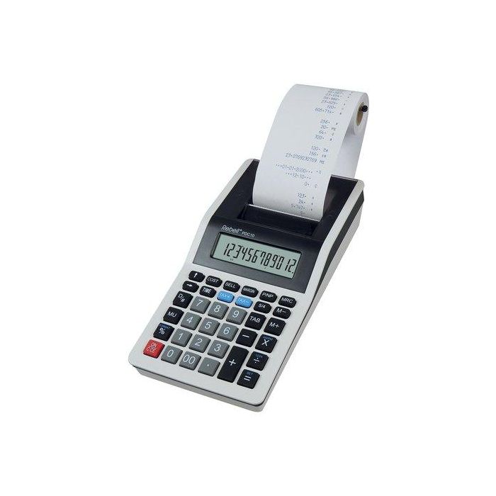 Calculadora Impresora Rebell 12 Digitos Pdc10 Wb