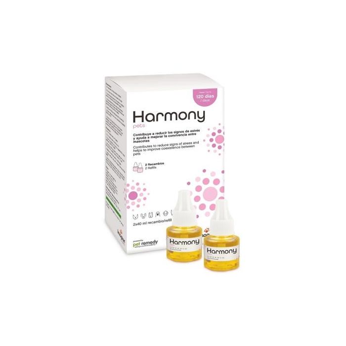 Harmony Pets Recambio 40 mL, Pack de 2 Unidades