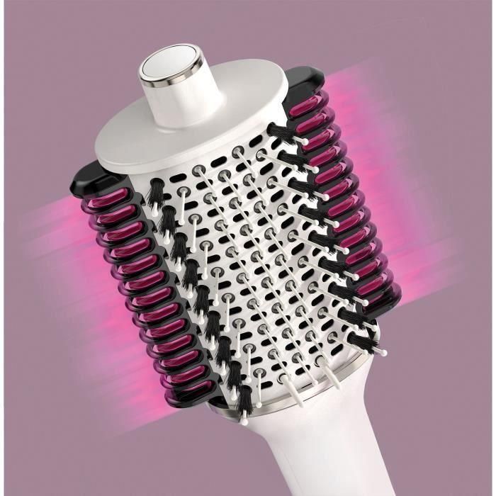 Shark FlexBrush - Cepillo de aire caliente 2 en 1 con peine cerámico, alisado sin encrespamiento, volumen y brillo, incluye funda resistente al calor 1 Shark FlexBrush - Cepillo de aire caliente 2 en 1 con peine cerámico, alisado sin encrespamiento, volumen y brillo, incluye funda resistente al calor 1