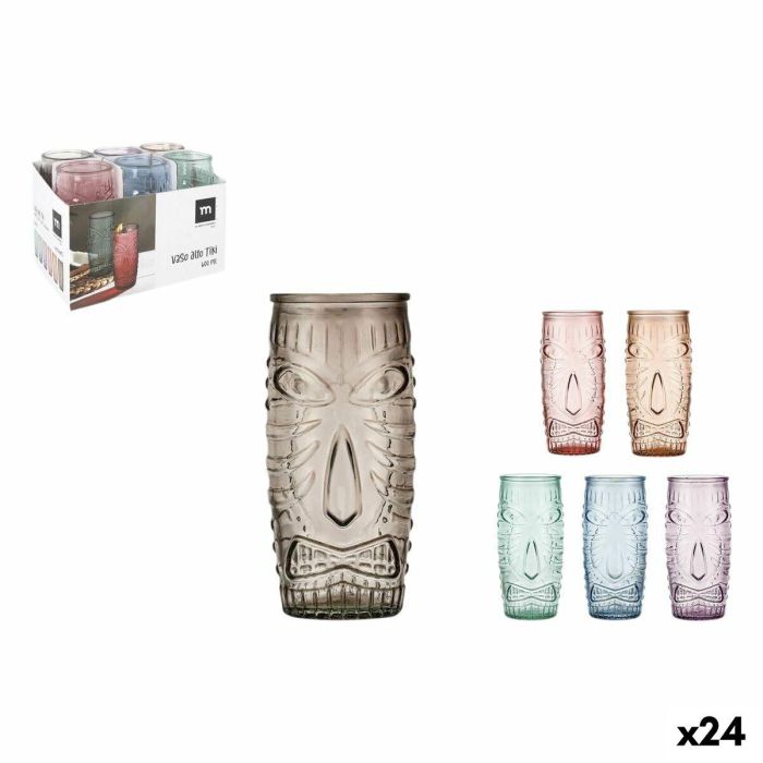 Vaso de agua La Mediterránea TIKI 0,6 L (24 Unidades) Vaso de agua La Mediterránea TIKI 0,6 L (24 Unidades)