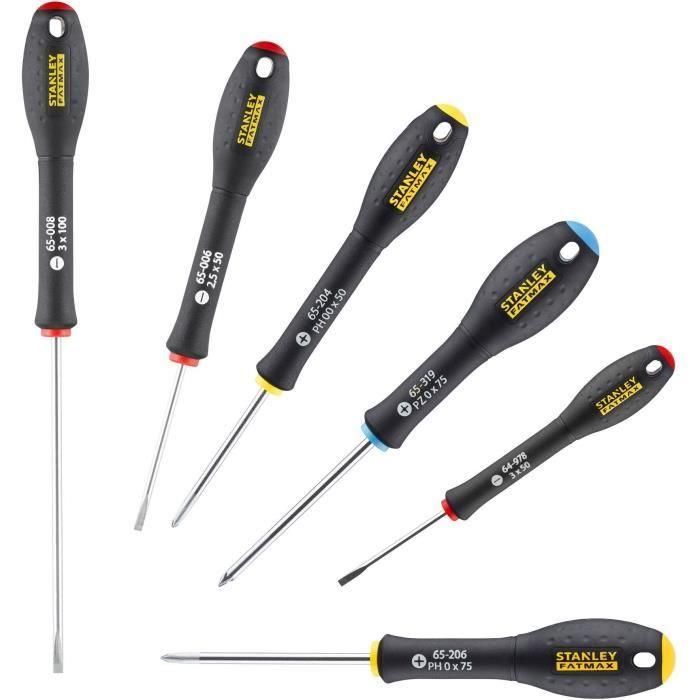 Stanley FATMAX 0-65-492 Juego de 6 destornilladores de precisión Stanley FATMAX 0-65-492 Juego de 6 destornilladores de precisión