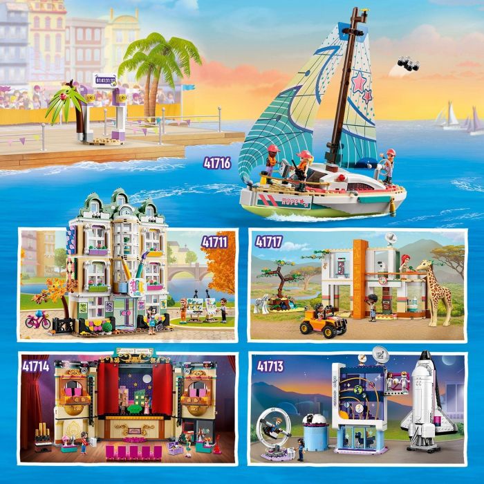 LEGO Friends 41716 Stephanie's Sea Adventure Barco de juguete con minimuñecas 4