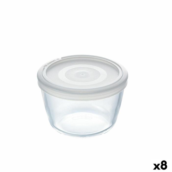 Fiambrera Redonda con Tapa Pyrex Cook&freeze 600 ml 12 x 12 x 9 cm Transparente Vidrio Silicona (8 Unidades) 0 Fiambrera Redonda con Tapa Pyrex Cook&freeze 600 ml 12 x 12 x 9 cm Transparente Vidrio Silicona (8 Unidades) 0