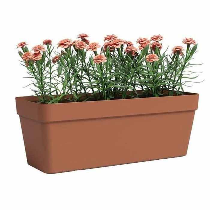 Jardinera - Plástico - Terracota - Rectangular - L49,9 x D20 x H18,1cm - ARTEVASI 1