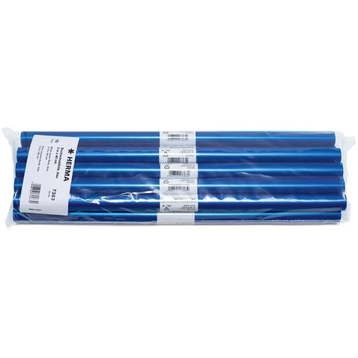 HERMA Buchschutzfolie blau 2 m 1 Rolle 2 HERMA Buchschutzfolie blau 2 m 1 Rolle 2