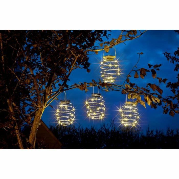 Spiralight Smart Garden Solar Linterna - Paquete de 4 1 Spiralight Smart Garden Solar Linterna - Paquete de 4 1