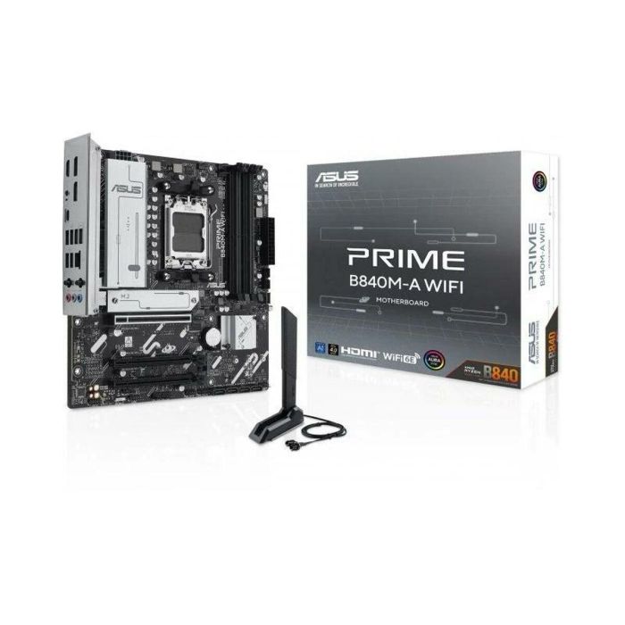 ASUS PRIME B840M-A WiFi Placa Base AMD B840 Zócalo AM5 DDR5 Micro ATX Wi-Fi 6E 7