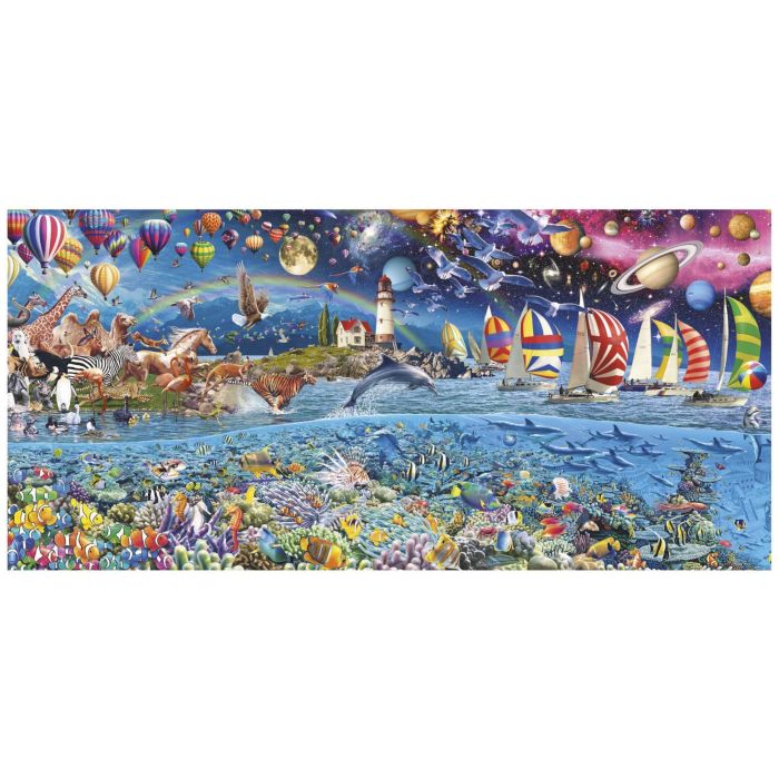 Educa 20265 Puzzle 3000 Piezas Vida Panorámico para Adultos 144x68 cm 1