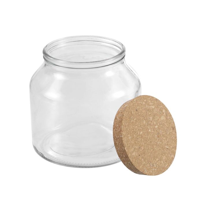 Tarro de vidrio con tapón de corcho 2000 ml - La Mediterranea (6 Unidades) 5 Tarro de vidrio con tapón de corcho 2000 ml - La Mediterranea (6 Unidades) 5
