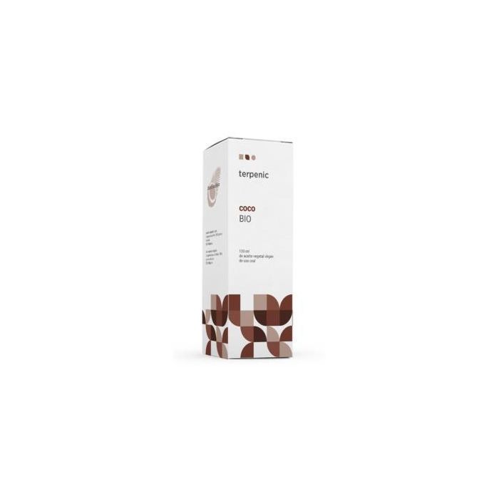 TERPENIC Aceite Vegetal de Coco Virgen Bio 100ml para Piel Sensible, Irritada, Cabello Seco y Quebradizo