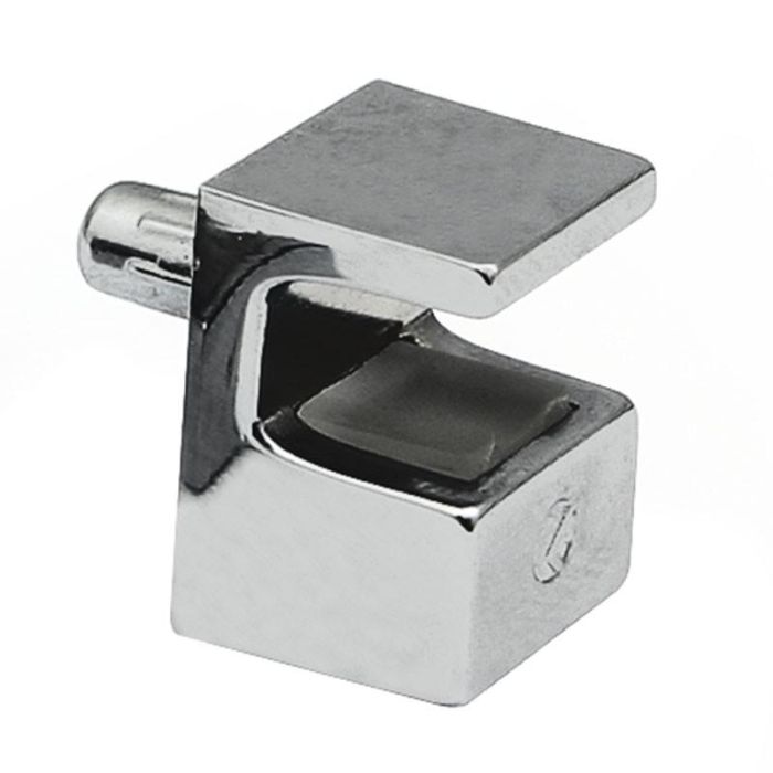 Soporte Estante Kristal Cromo Piv.5 Para Espesor De Cristal De 5A6Mm. C/Goma. Italiana Ferramenta (1000 Unidades) 0 Soporte Estante Kristal Cromo Piv.5 Para Espesor De Cristal De 5A6Mm. C/Goma. Italiana Ferramenta (1000 Unidades) 0
