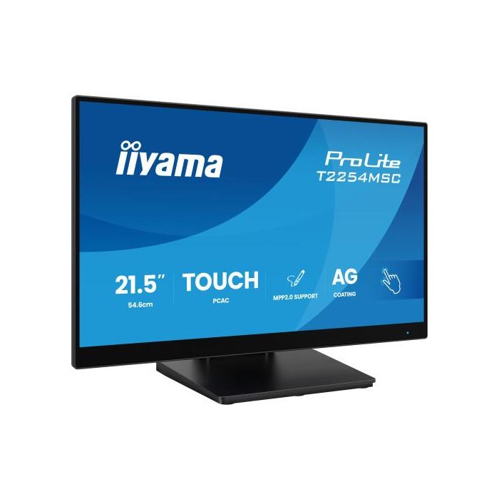iiyama T2254MSC-B2AG Pantalla Táctil LED 21.5" Full HD 1920x1080 IPS 4ms Altavoces Negros 3