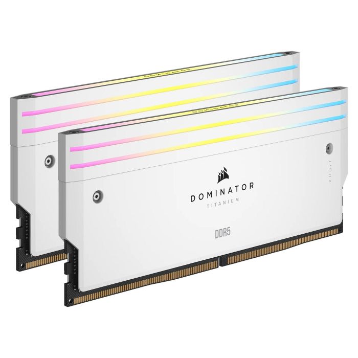 Corsair CMP32GX5M2B6000C30W Memoria RAM DDR5 32GB (2x16GB) 6000MHz CL30 Dominator Titanium RGB Blanca 1 Corsair CMP32GX5M2B6000C30W Memoria RAM DDR5 32GB (2x16GB) 6000MHz CL30 Dominator Titanium RGB Blanca 1