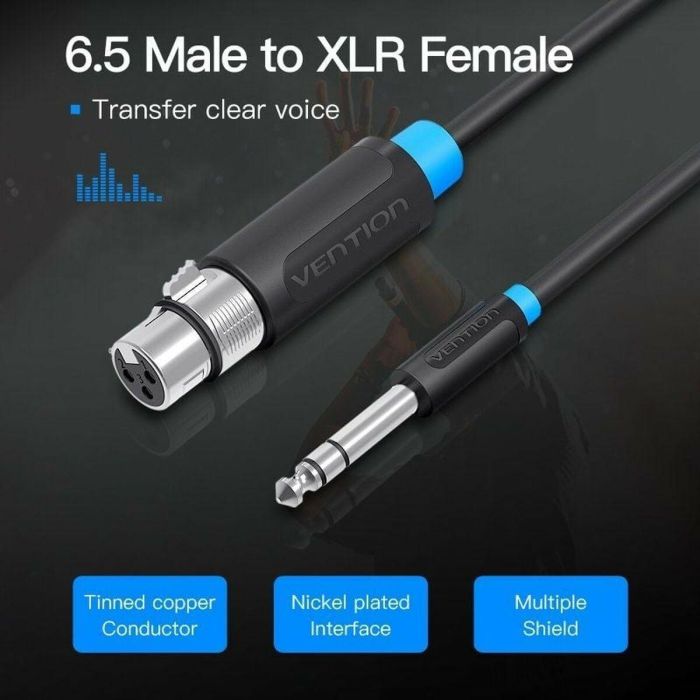 Cable XLR Vention BBEBH 3 Cable XLR Vention BBEBH 3