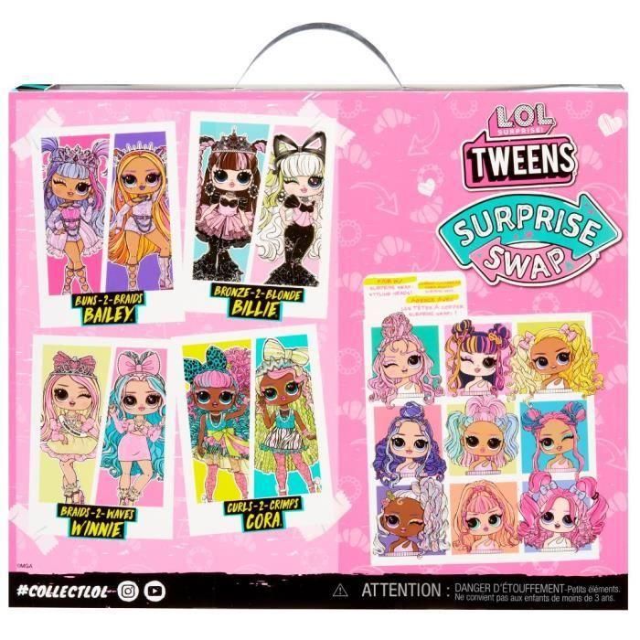 LOL Surprise Tweens Surprise Swap Fashion Doll - Bronze-2-Blonde Billie - 1 muñeca Tweens de 17 cm, 1 mini cabezal de peinado y accesorios 4 LOL Surprise Tweens Surprise Swap Fashion Doll - Bronze-2-Blonde Billie - 1 muñeca Tweens de 17 cm, 1 mini cabezal de peinado y accesorios 4