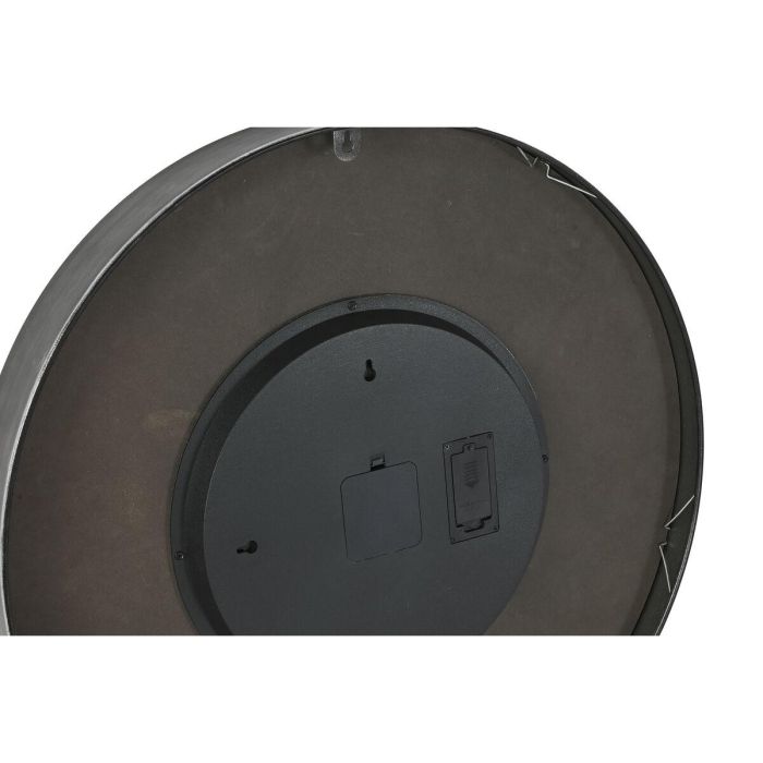 DKD Home Decor Reloj de Pared Loft Negro de Metal y Cristal - 60 x 60 x 8 cm con Movimiento 1 DKD Home Decor Reloj de Pared Loft Negro de Metal y Cristal - 60 x 60 x 8 cm con Movimiento 1