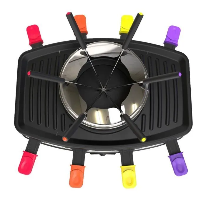 Fagor FG816 Combinación 3 en 1 Limpiaparabrisas, Fondue y Parrilla - 1100W - 1.5L Capacidad 2 Fagor FG816 Combinación 3 en 1 Limpiaparabrisas, Fondue y Parrilla - 1100W - 1.5L Capacidad 2