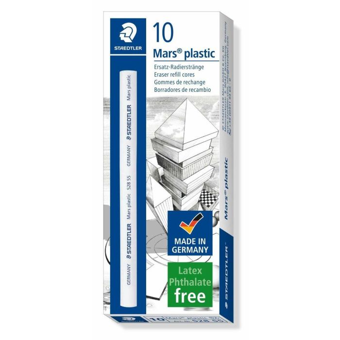 Goma de borrar Staedtler Mars Plastic Recambio (10 Unidades) 1 Goma de borrar Staedtler Mars Plastic Recambio (10 Unidades) 1