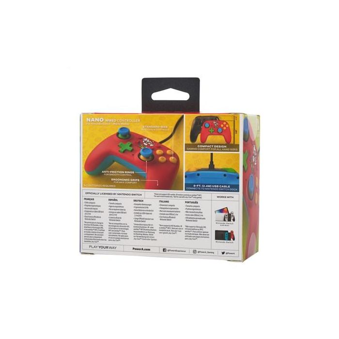 Power A Mando con Cable NSGP0123-01 Enhanced para Nintendo Switch Mario Medley, Licencia Oficial, 3m USB-C 10