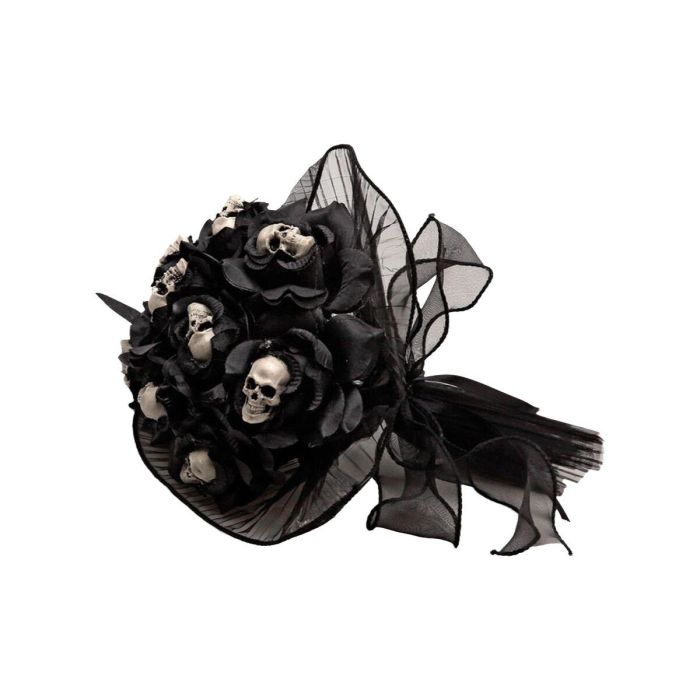 Decoración para Halloween 22 x 22 x 25 cm Negro Calaveras 0 Decoración para Halloween 22 x 22 x 25 cm Negro Calaveras 0