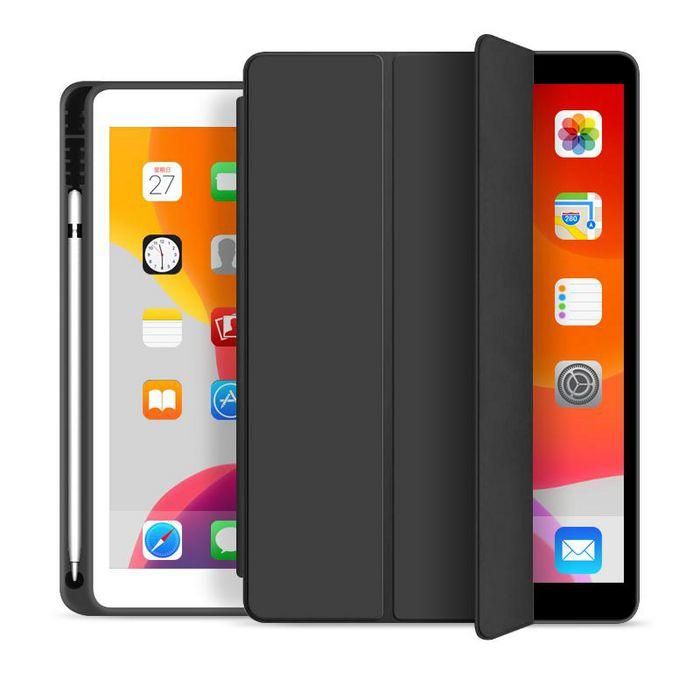 eSTUFF SEATTLE Pencil Case for iPad Air 5/4 10.9 2022/2020 - Black PU leather eSTUFF SEATTLE Pencil Case for iPad Air 5/4 10.9 2022/2020 - Black PU leather