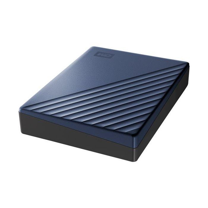 Western Digital WD Disco Duro Externo Portátil My Passport Ultra WDBFTM0050BBL 5TB USB-C Azul 3