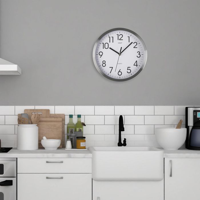 Reloj Aluminio 35Cm Diametro Versa (2 Unidades) 1 Reloj Aluminio 35Cm Diametro Versa (2 Unidades) 1