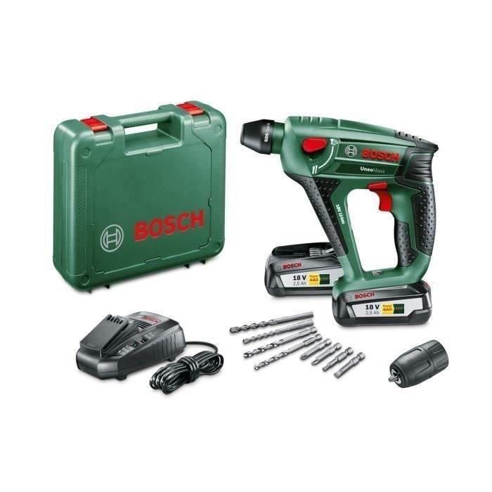 Perforador BOSCH - Uneo Maxx 2x2,5Ah 1