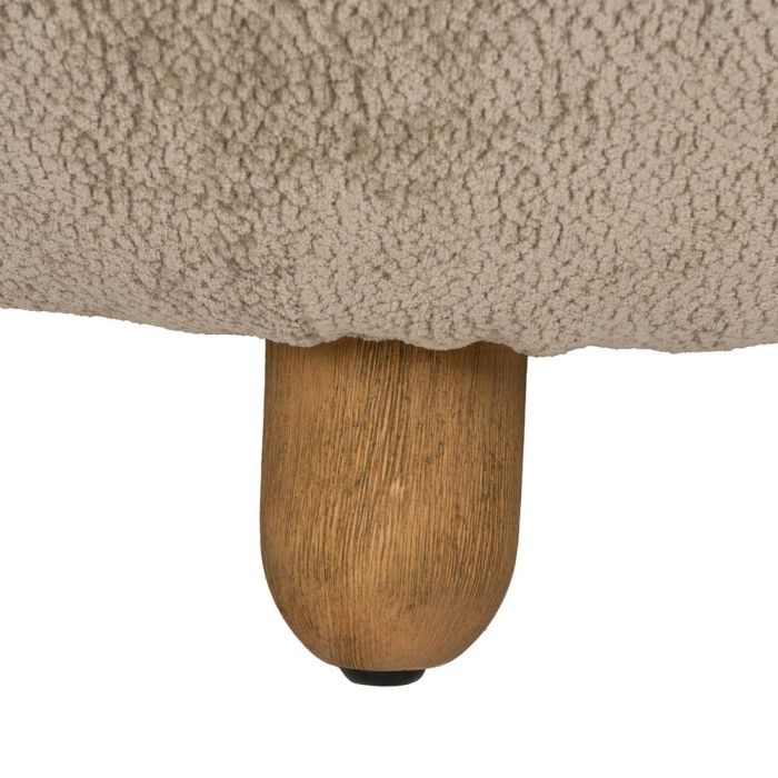 Sillón Taupe Madera de Abedul Salón 78 X 82 X 71 cm