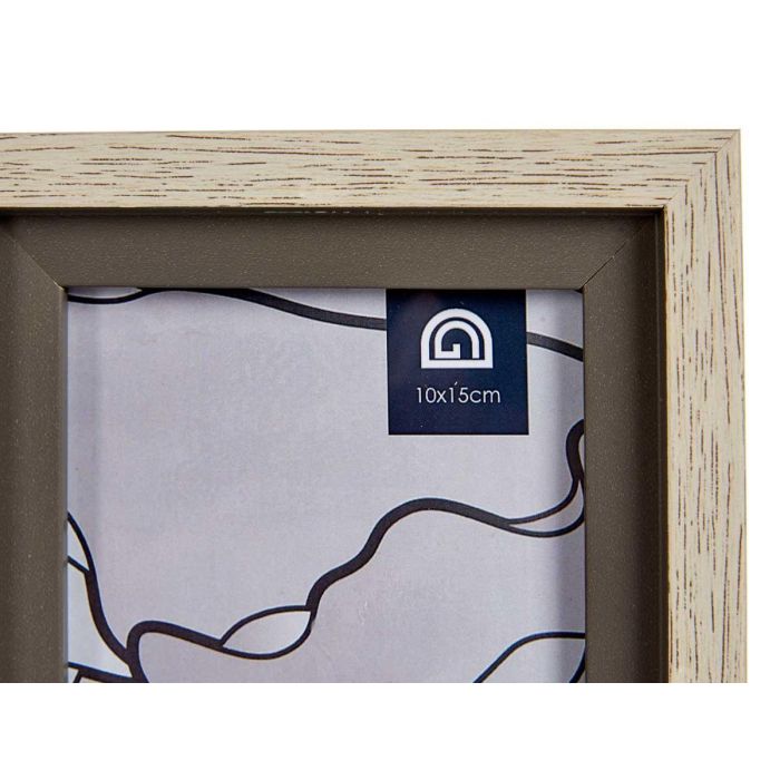 Portafotos Natural Borde Gris 10X15Cm Giftdecor (24 Unidades) 3 Portafotos Natural Borde Gris 10X15Cm Giftdecor (24 Unidades) 3