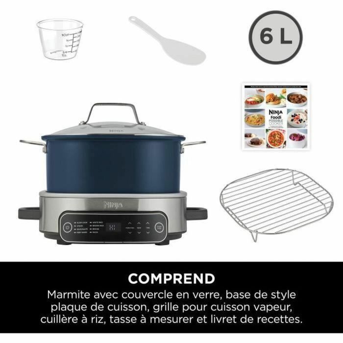 Ninja MC1101EU Olla de Cocción Lenta PossibleCooker Foodi 6 Litros - 8 Programas Multifunción para 6 Personas 5 Ninja MC1101EU Olla de Cocción Lenta PossibleCooker Foodi 6 Litros - 8 Programas Multifunción para 6 Personas 5