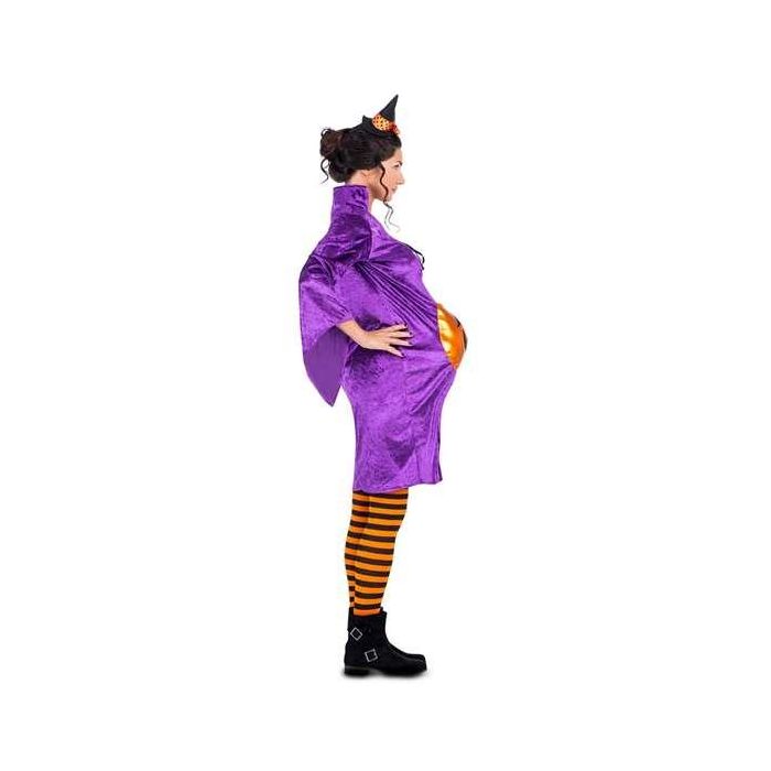 Disfraz bruja calabaza tocado, vestido con bolsillo y medias talla m 1 Disfraz bruja calabaza tocado, vestido con bolsillo y medias talla m 1