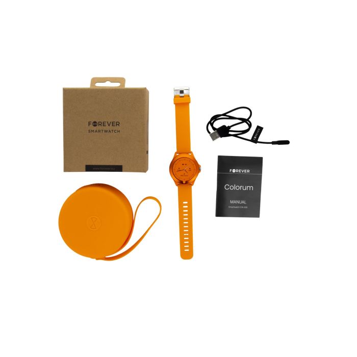 Forever Smartwatch Colorum CW-300 Color - Pantalla IPS 1.22", Resistente Agua IP68, 37 Modos Deporte, Bluetooth 5.3, iOS/Android 9 Forever Smartwatch Colorum CW-300 Color - Pantalla IPS 1.22", Resistente Agua IP68, 37 Modos Deporte, Bluetooth 5.3, iOS/Android 9