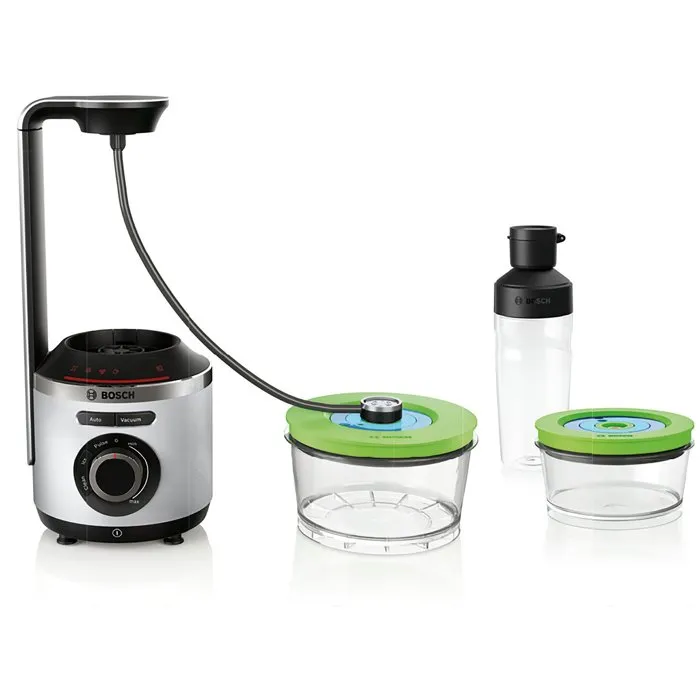 Bosch MMBV625M Licuadora de Vacío 2 en 1 VitaPower Serie 8 1000 W Acero Inoxidable Negro 3